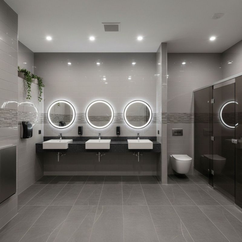 Industrial Bathroom Renovation in North Charleston, SC