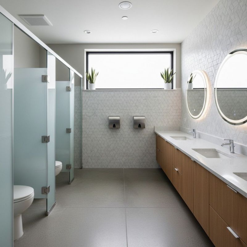 Office Restroom Renovation in Denver County, CO